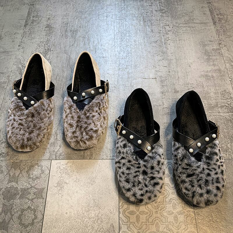 ウィンターバックルシングルレッド 靴 シューズ 冬物 ラウンドトー フェイクシューズ14236244730