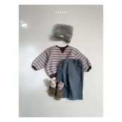 【取寄】minirobe ボタンピーチパンツ|冬服|韓国子供服