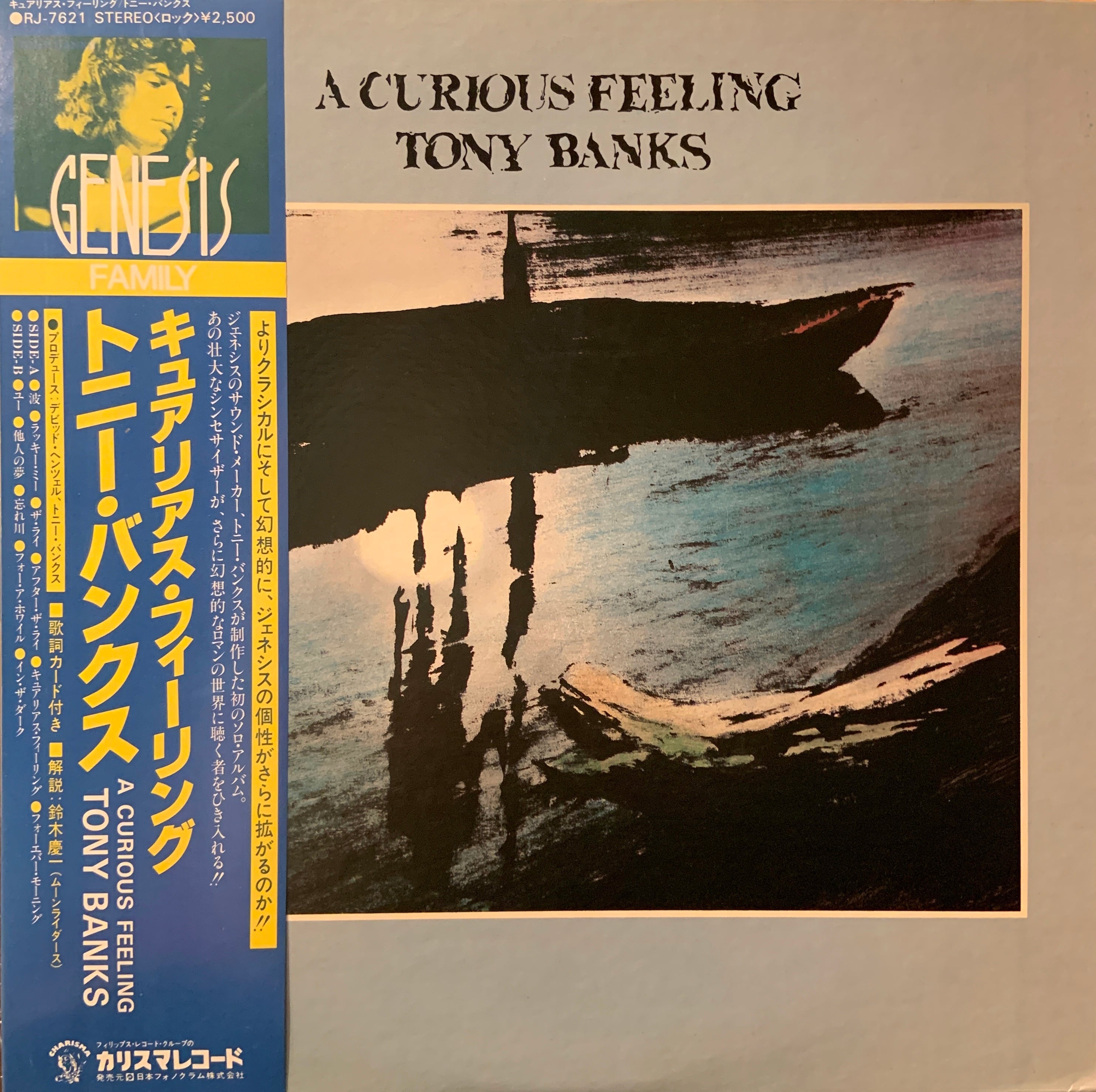 LP】TONY BANKS/A Curious Feeling SORC 中古アナログレコード専門店