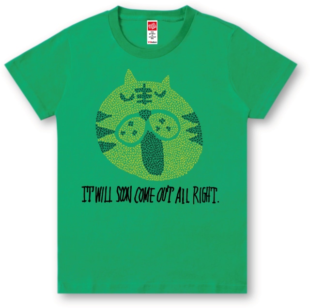 #428 Tシャツ ALL RIGHT/GRN