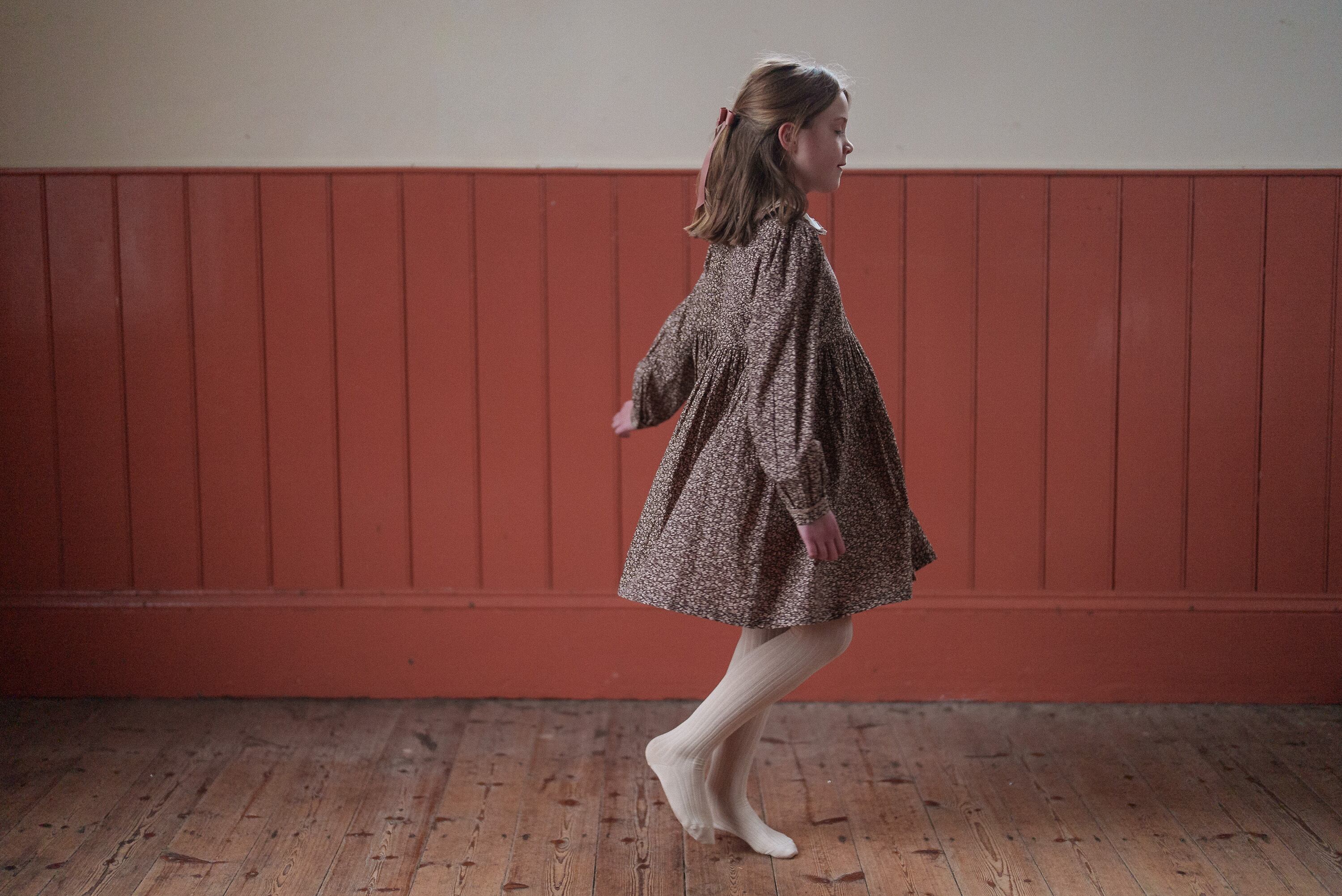 little cotton clothes Agatha Dress Bracken Floral | RESONASON