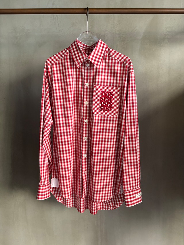 TSTS 【TSTS GINGHAM SHIRT -RED GINGHAM-】