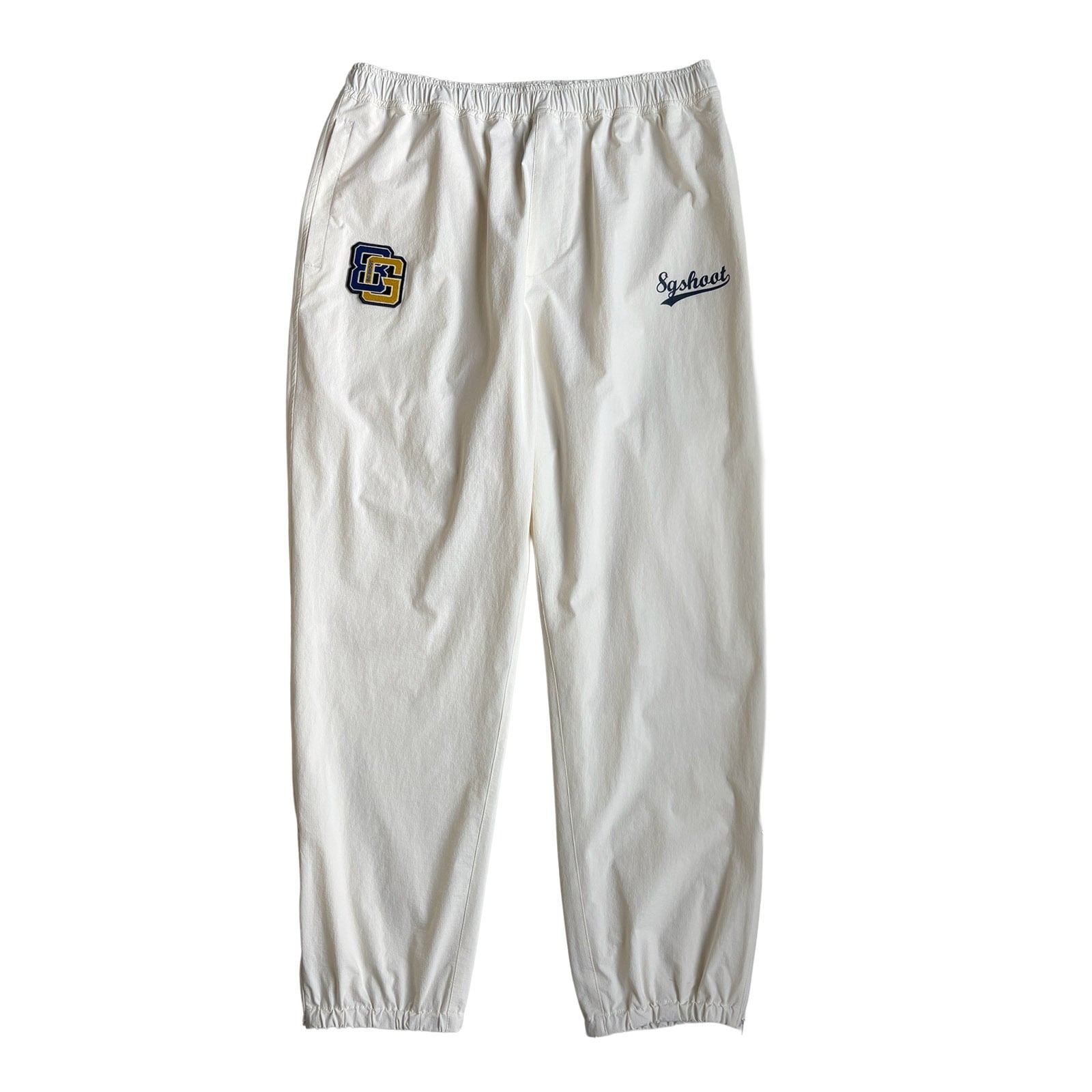CORDURA NYLON JOGGER PANTS -WHITE-