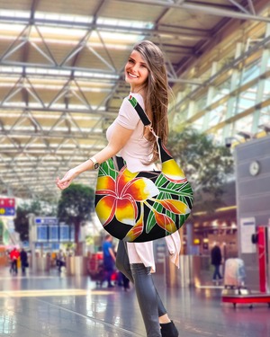 【XLL-ZIP・ブラックマンゴー】Hawaiian Ohana Bag/ XLL-ZIP_017