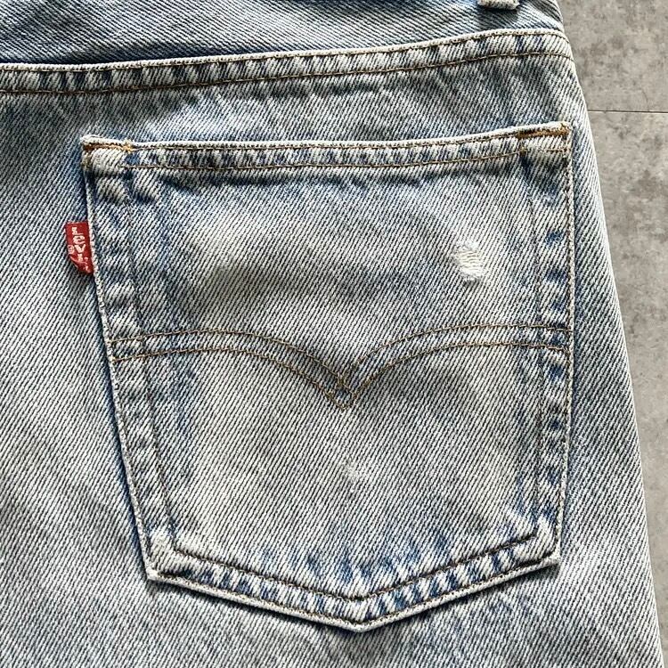 W30 L36】90's US.Levis 501 リーバイス バレンシア工場(555) ボタン裏