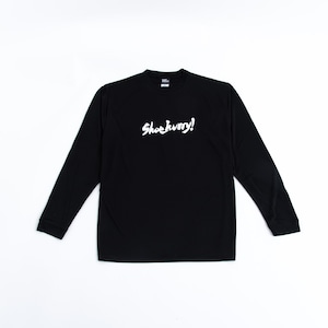 SHOEHURRY! LOGO SILKY DRY LONG T-SHIRT (BLACK/WHITE) | シルキードライロングTシャツ(ブラック/ホワイト)