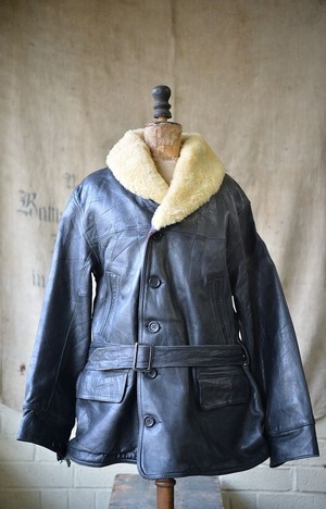 1930's-1940's  Vintage U.S. Horse leather coat