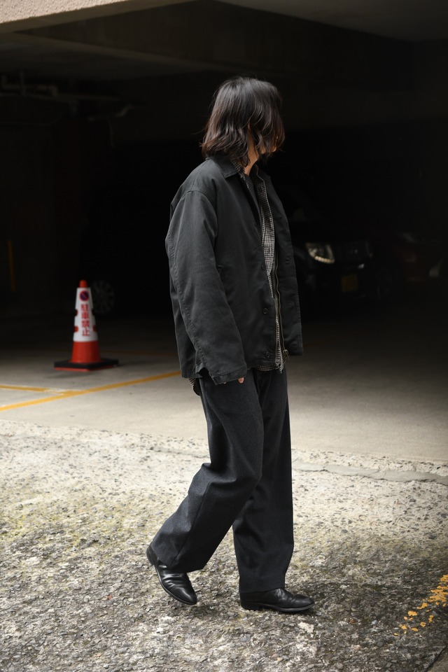 A.PRESSE / Vintage US NAVY N-4 Deck Jacket (Black)