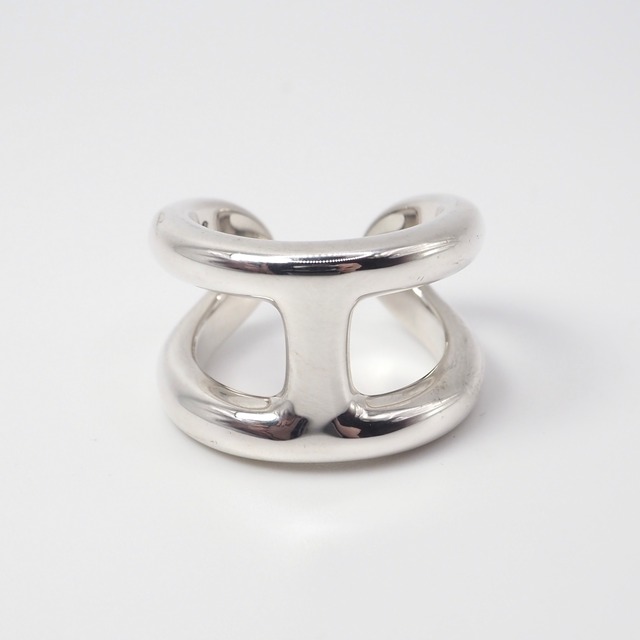 HERMES 約17号 オスモズ GM リング  シルバー925 エルメス 付属品付き