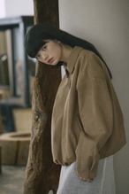 DU260719 Suede Volume Blouson【Outer Collection】