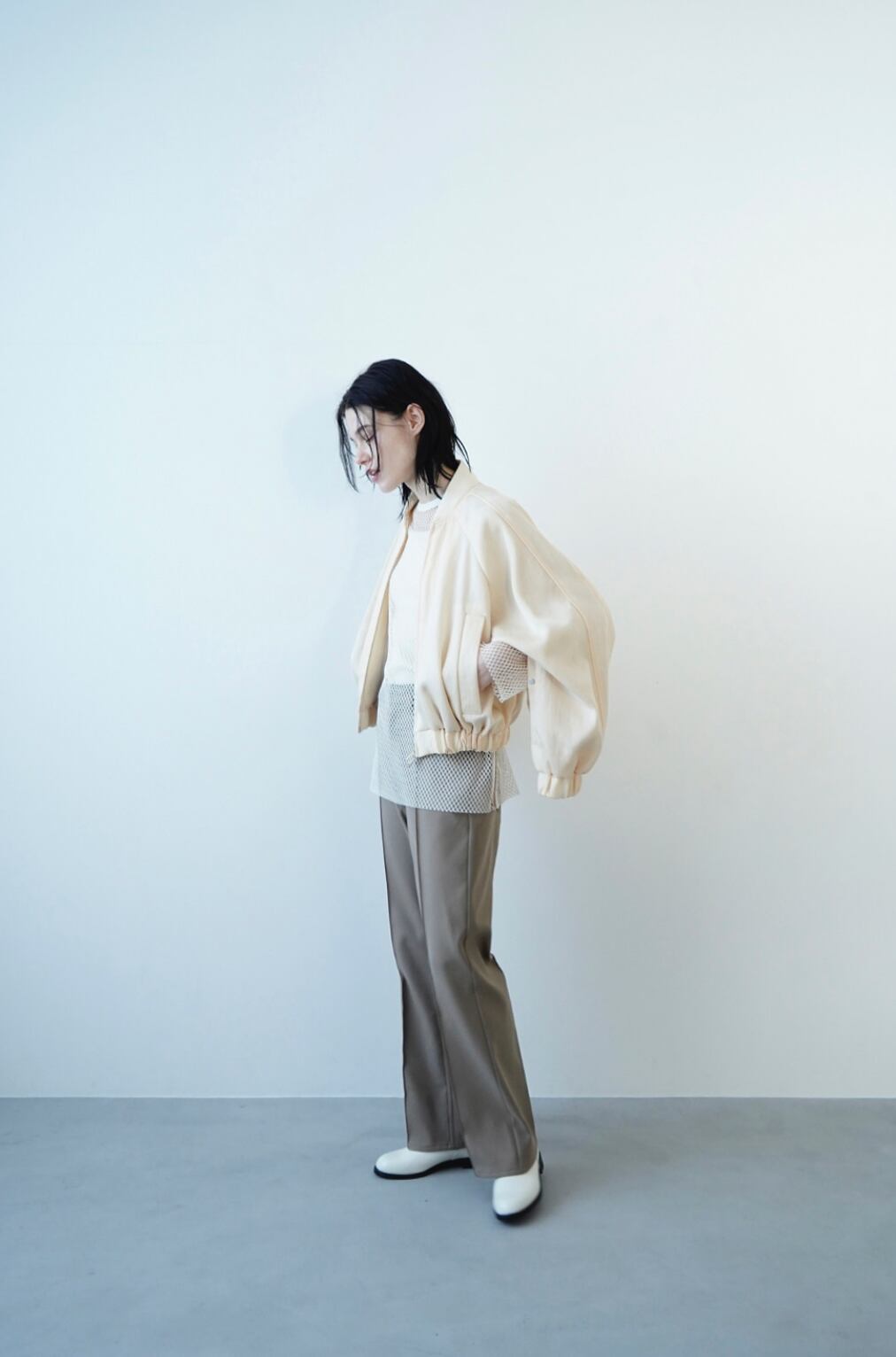 23SS】CLANE クラネ / MODE JERSEY BLOUSON | TRENTオンラインショップ