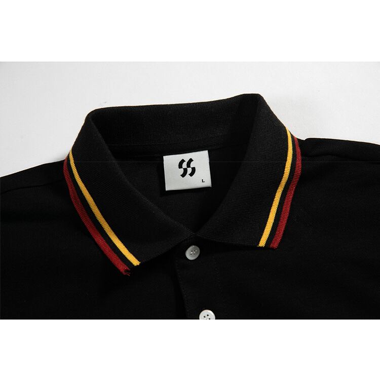 ★RETRO BASIC EMBROIDERY POLO SHIRT　　　A0667