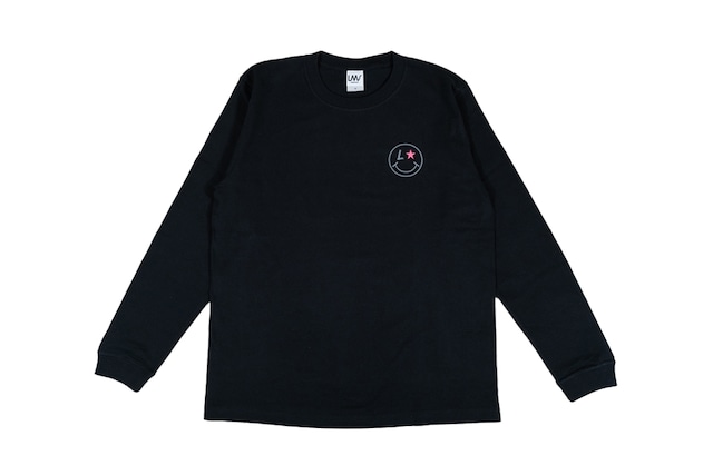 【smile logo long sleeve】/ black