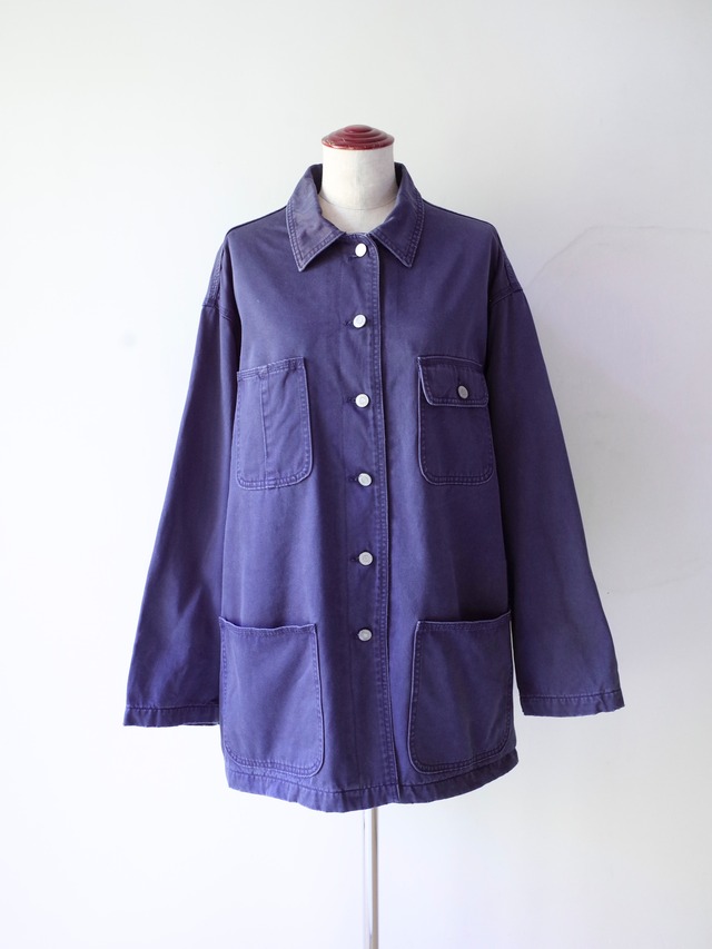 90s OLD GAP Faded Navy Cotton Work Jacket