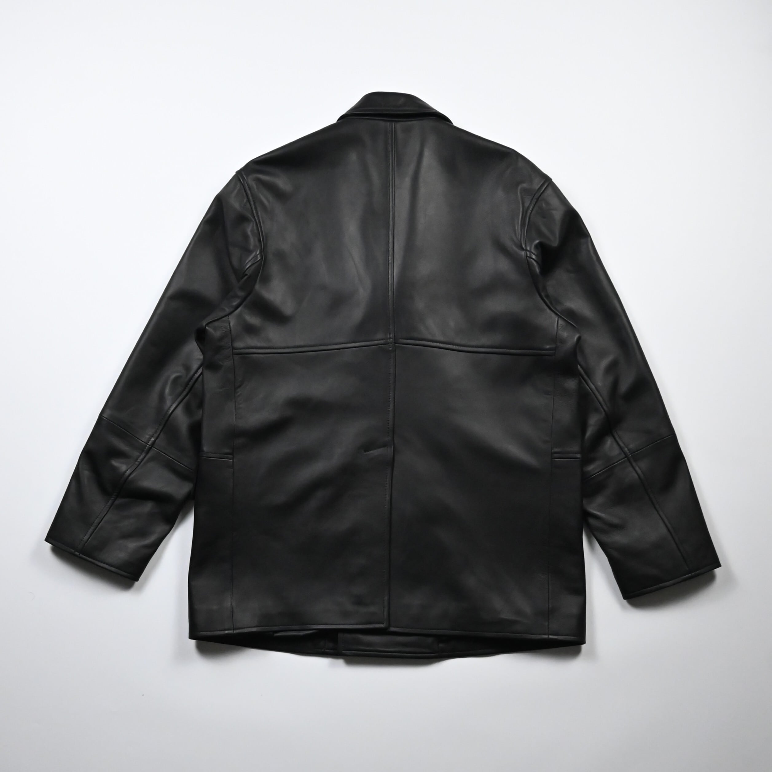 25aw　未使用　CCU　used加工　シープスキン　ダブル　レザージャケット CCU / DOUBLE BREASTED JKT | GANKO