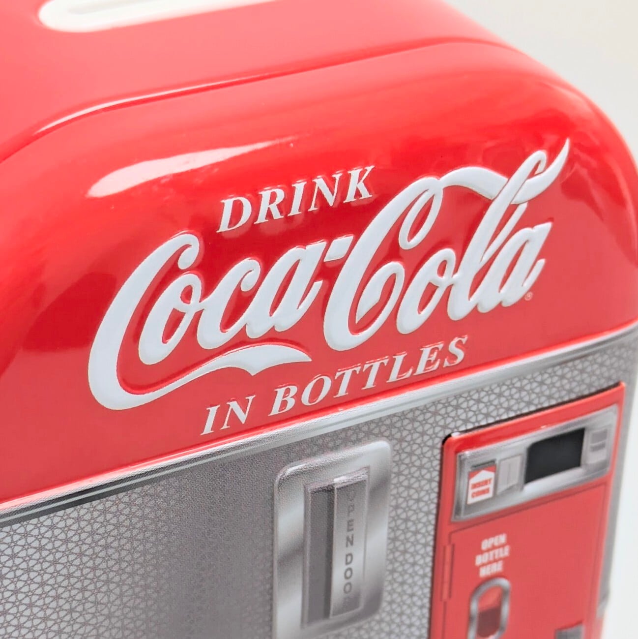 【 Coca-Cola ( コカ・コーラ ) / Coke 】 Vending machine Tin bank / 自動販売機型貯金箱 / コインバンク / 1950年代 1960年代【B】〚アメリカン雑貨 アメトイ〛