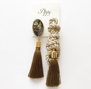 rope tassel pierce / earring