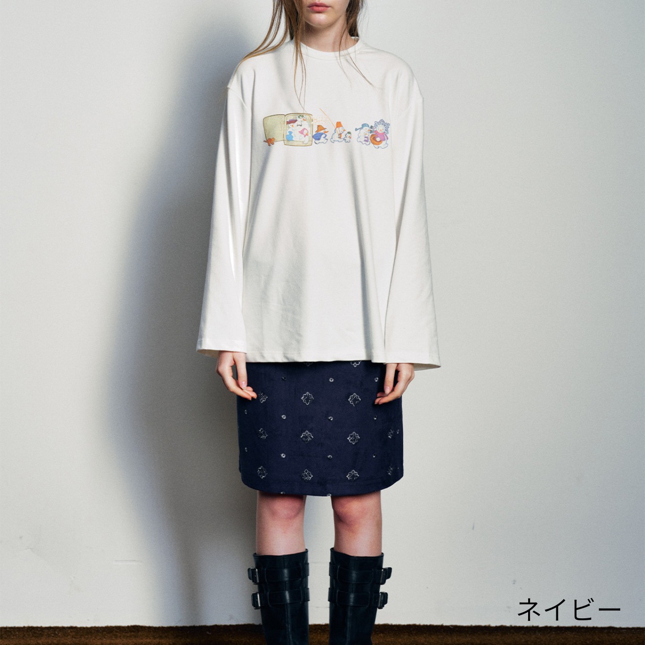 Midi Length Tight Skirt  T4108