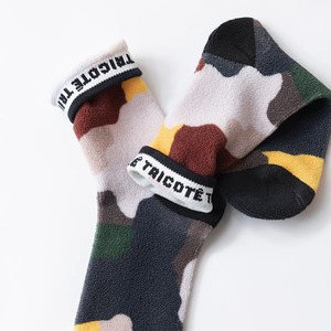 TRICOTÉ / 【25-27cm】CAMO PILE SOCKS TR23SO060