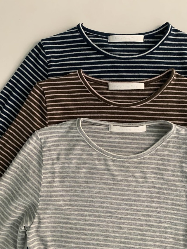(予約)P.Y.T / Pippi Stripe Tee / 3color