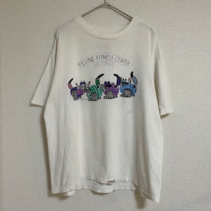 USA製　Crazy Shirts クリバンキャット　両面プリントtシャツ