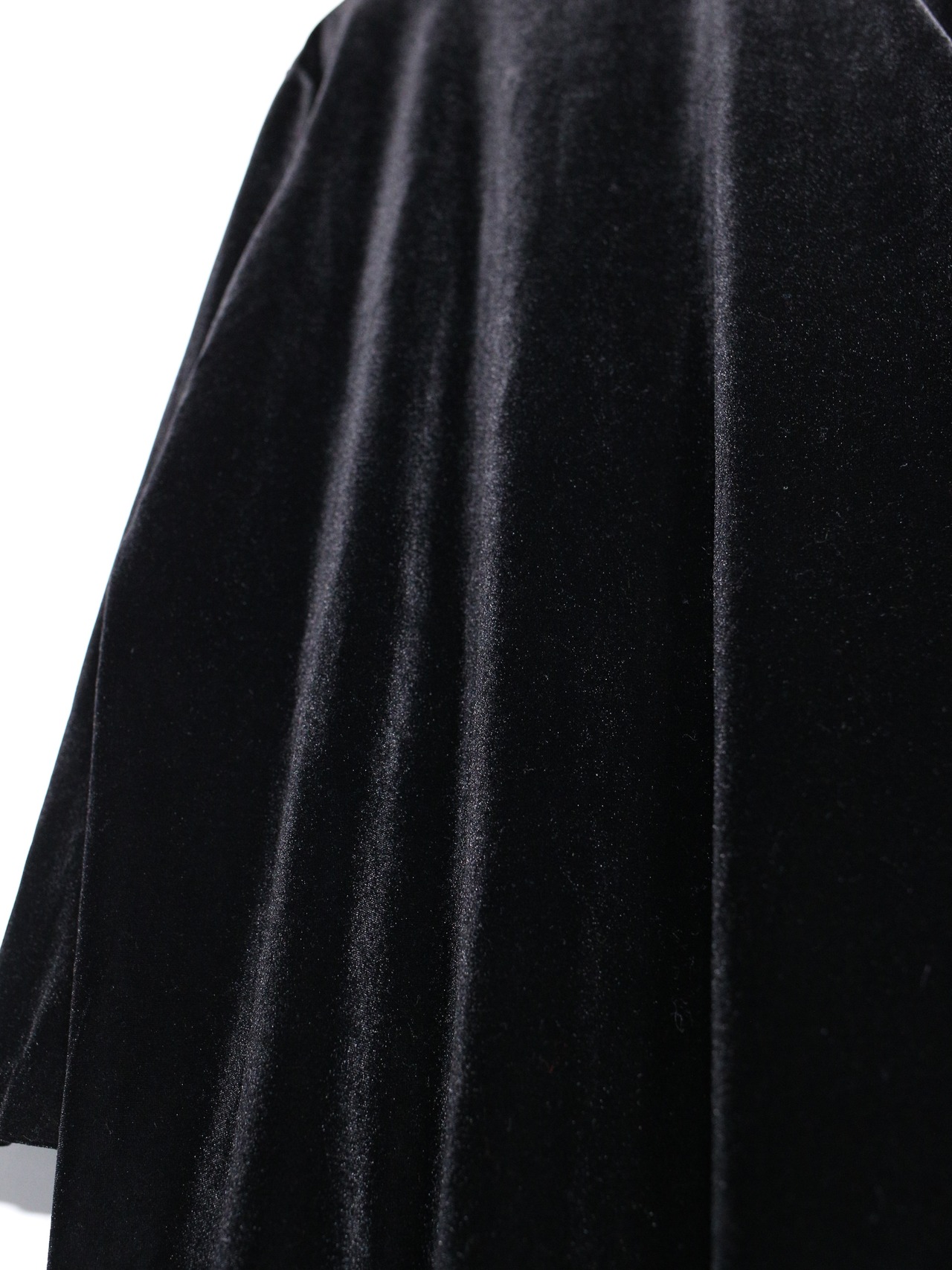 black one tone velours china shirt - 13