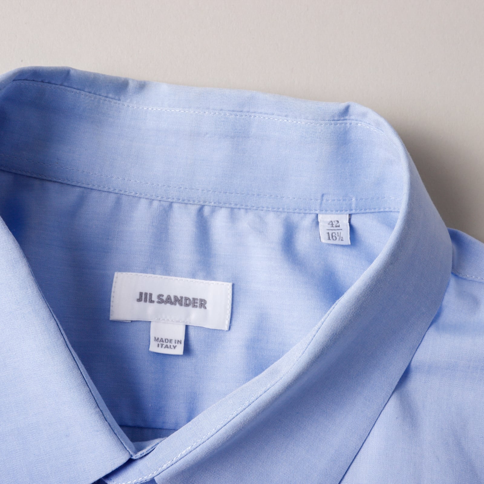 極美品】JIL SANDER special cotton shirt made in ITARY mint
