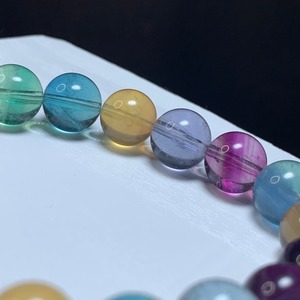 色合い美しい☆マルチフローライト ブレスレット