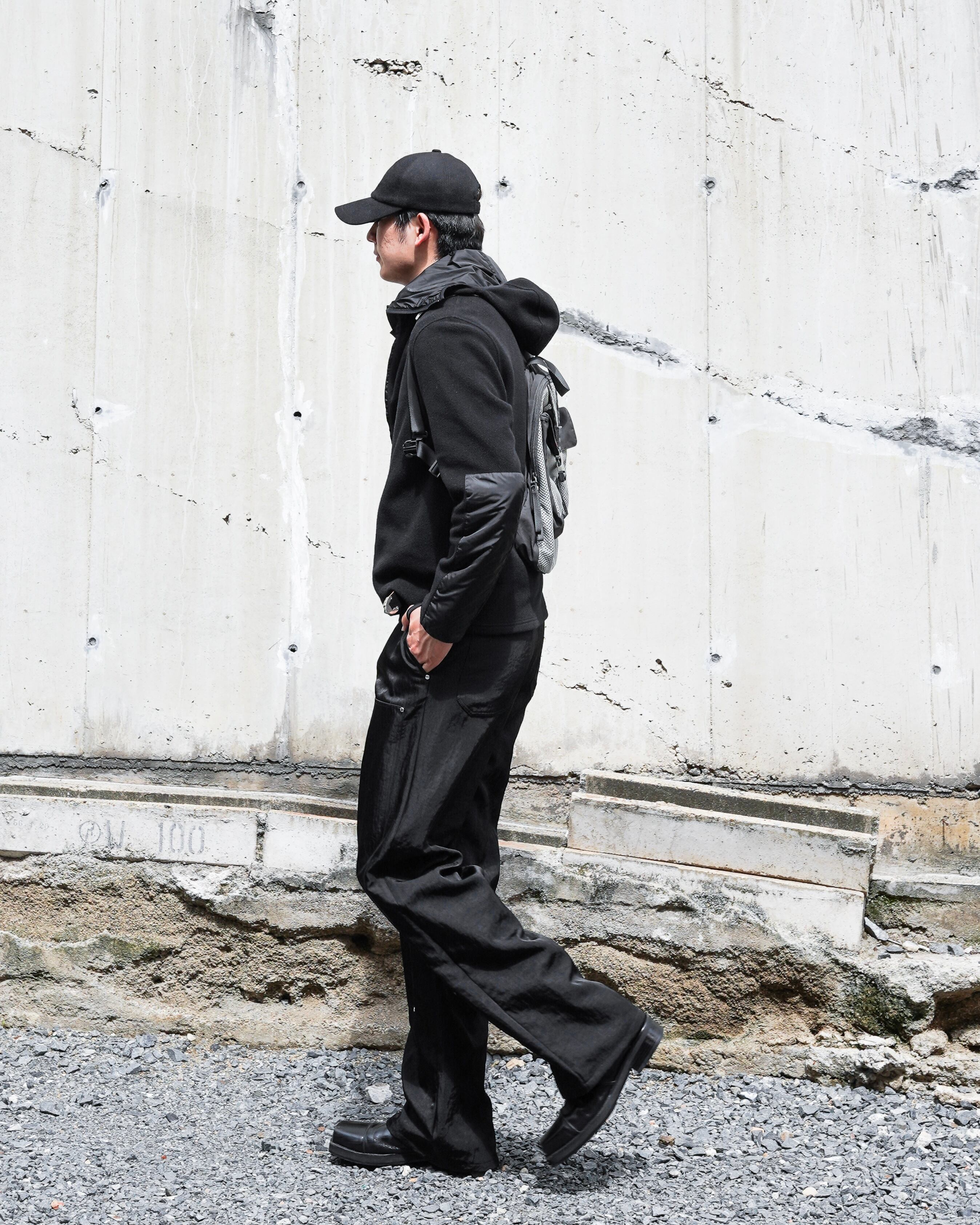 Hype-23 studs nylon trousers | Hype
