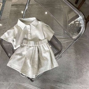 【BABY&KID】夏新作ピュアカラートップス＆パンツセットアップ