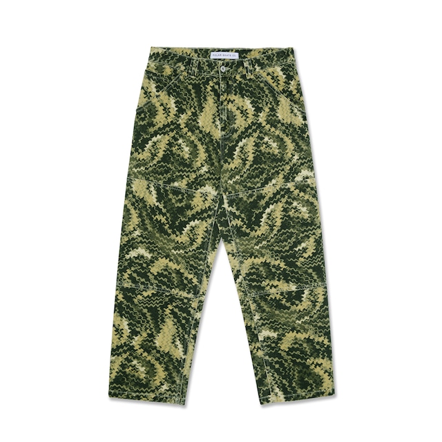 POLAR / 93 WORK PANTS / CAMO GREEN / 32/30