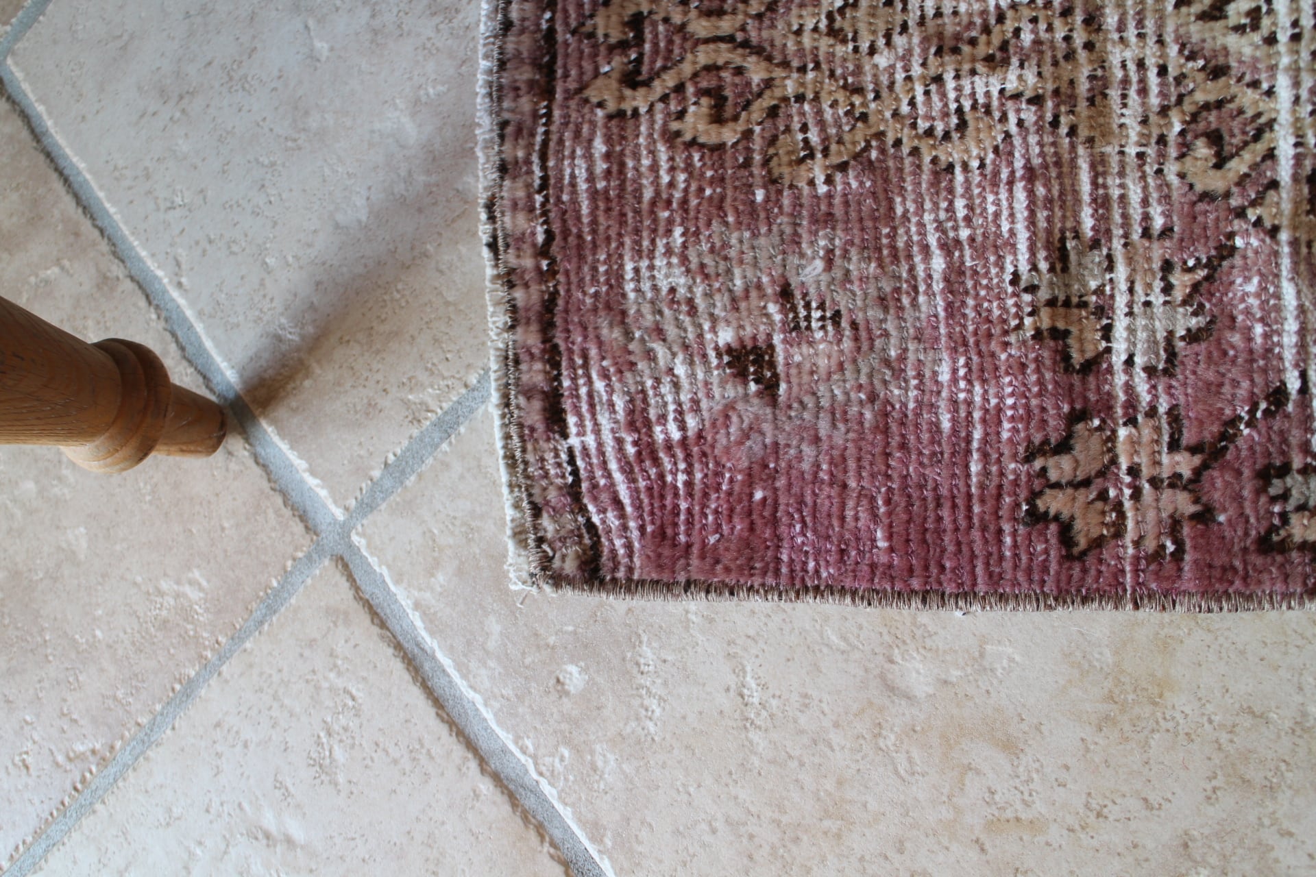 【美品】トルコ ラグ 玄関サイズ  アンティーク ヴィンテージ グランピエ 美品】トルコ ラグ 玄関サイズ アンティーク ヴィンテージ