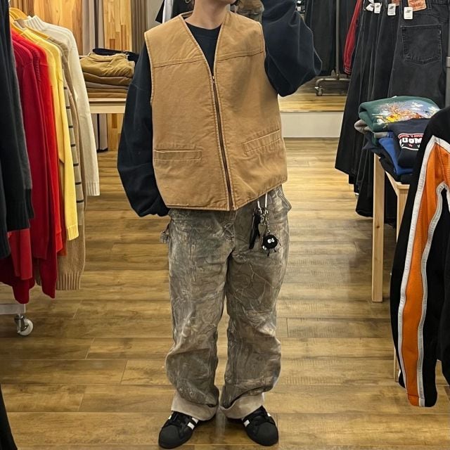 バルカン　カーハート　トラディショナルジャケット　ボアベスト 楽天市場】CARHARTT(カーハート) サイズ:L ジップアップ ダック