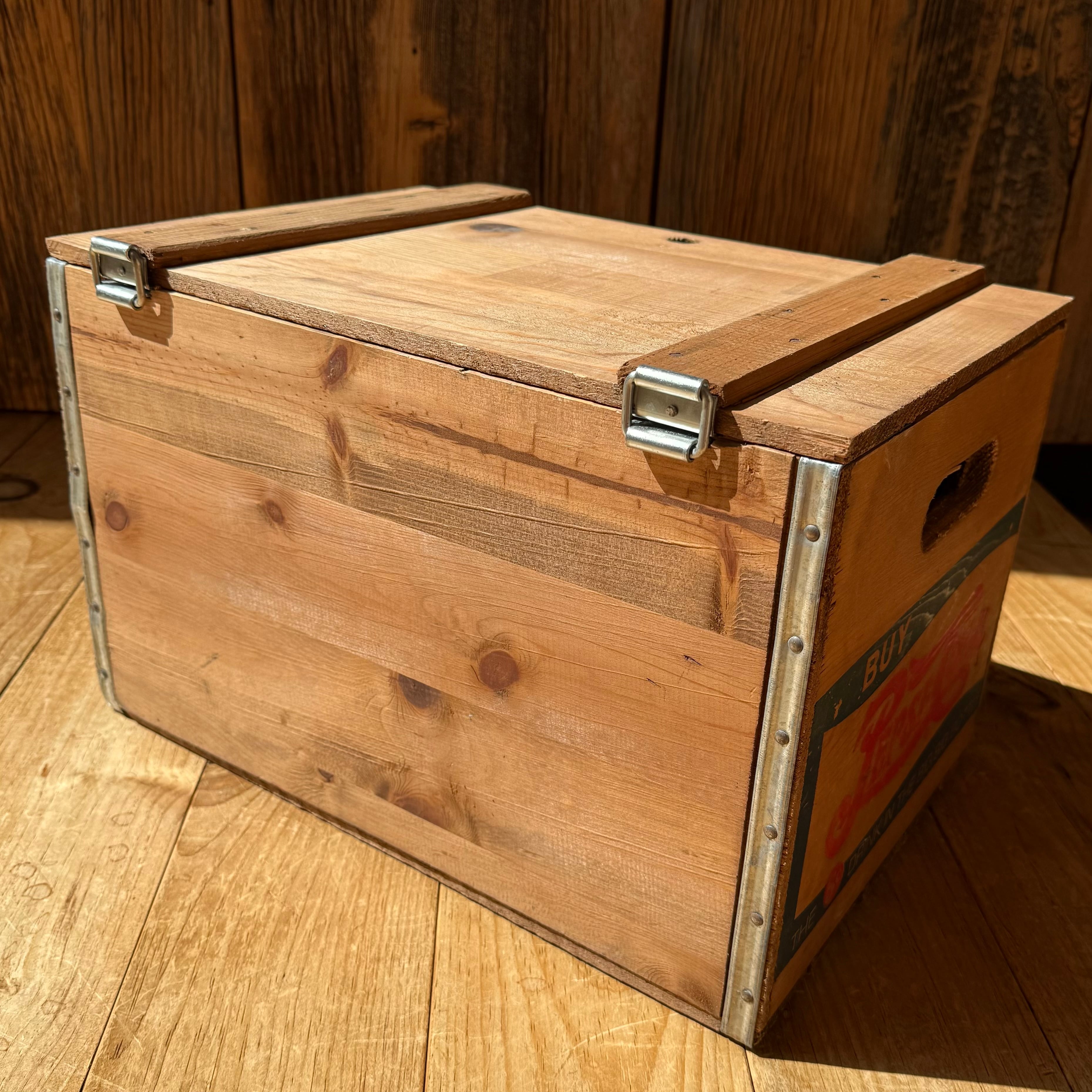 Vintage Pepsi Cola Wood Box 木箱 ペプシコーラ 収納 ディスプレイ