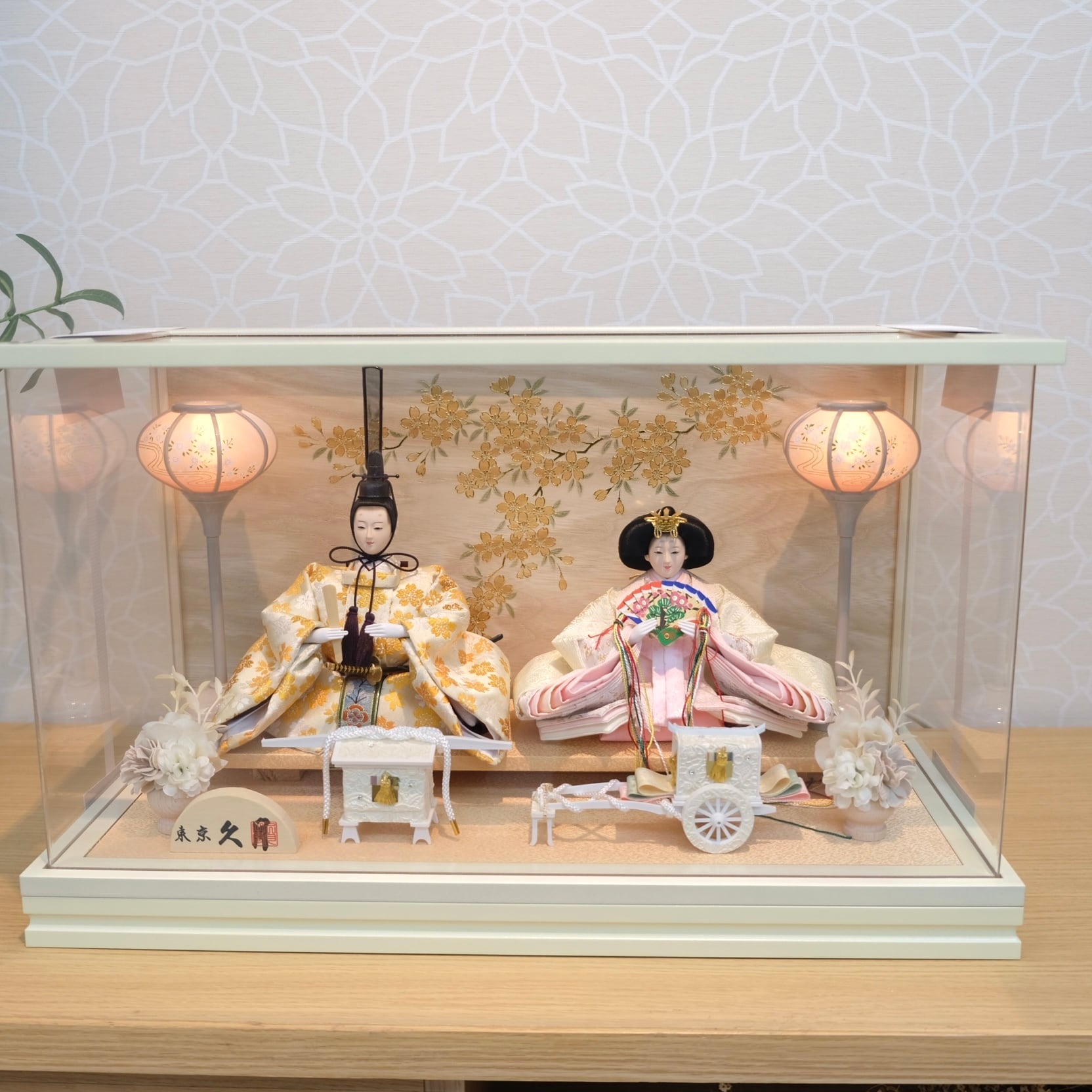 雛人形 久月 ケース飾り｜おしゃれ｜桃の節句｜女の子｜久月正規取扱店