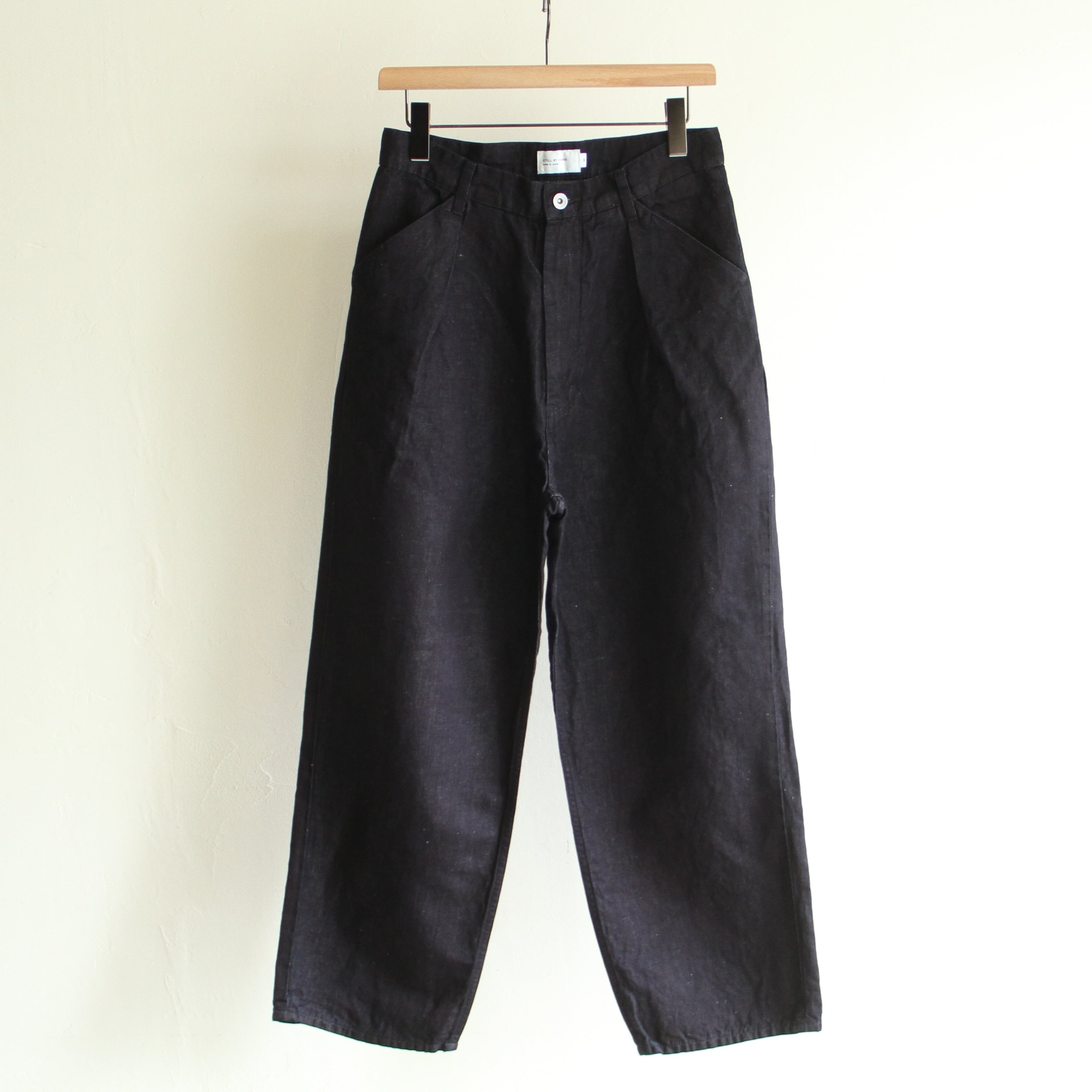 STILL BY HAND Hemp mixed denim pants
