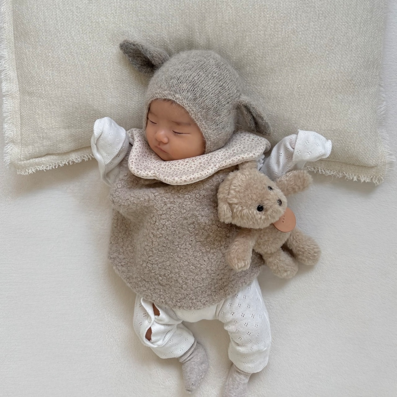 【AW26 / ご予約】GANG OF KIDS / FAIRY BONNET ALPACA & SILK