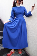 Blue long onepiece