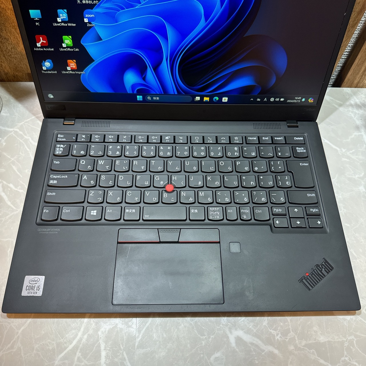 Thinkpad X1 Carbon ☘️メモ16GB☘️i5第10世代☘️爆速SSD | ほん 