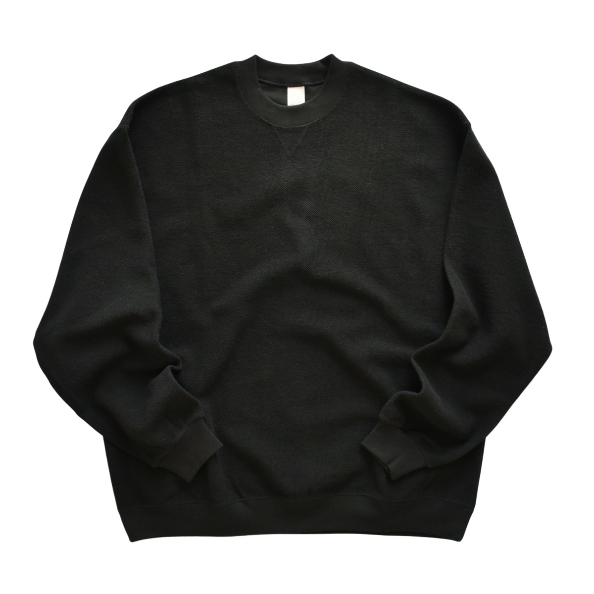 RELAX FIT by SUPERMARKET / Pique sweat crew - ピケ スウェット 