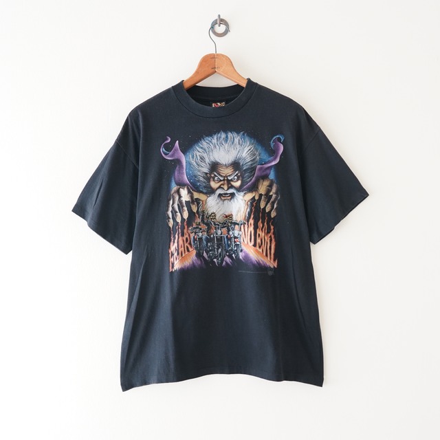 90s Harley-Davidson 3D EMBLEM Wizard tee