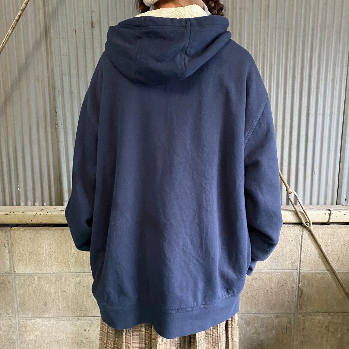 ビッグサイズ L.L.Bean エルエルビーン 裏ボア スウェットパーカー 