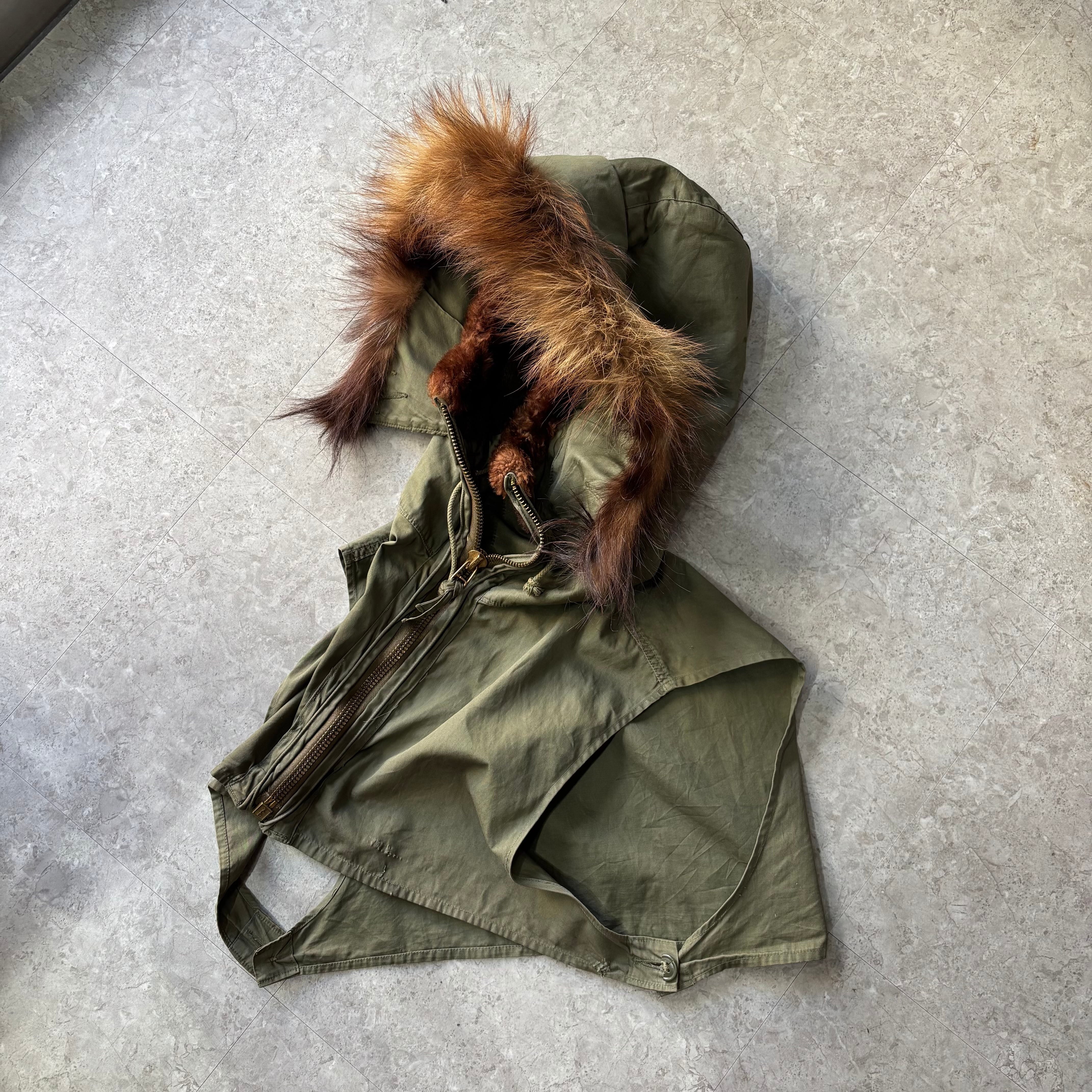 ~60s US NAVY AL-1 hood vest【仙台店】