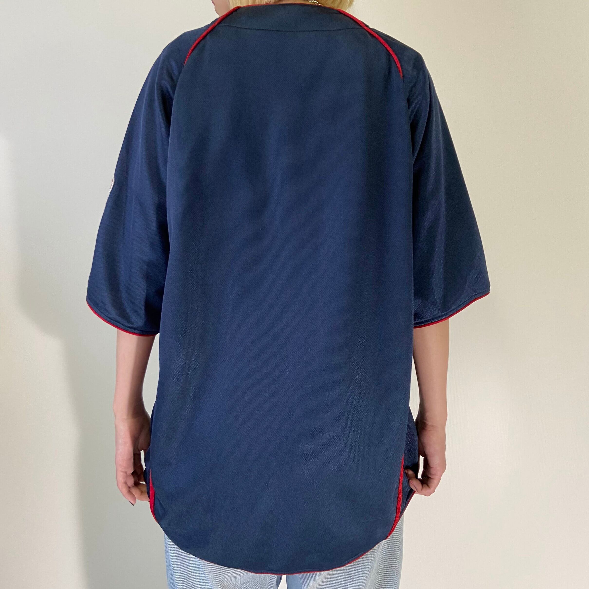 MLB ボストン・レッドソックス ベースボールシャツ メンズL 古着