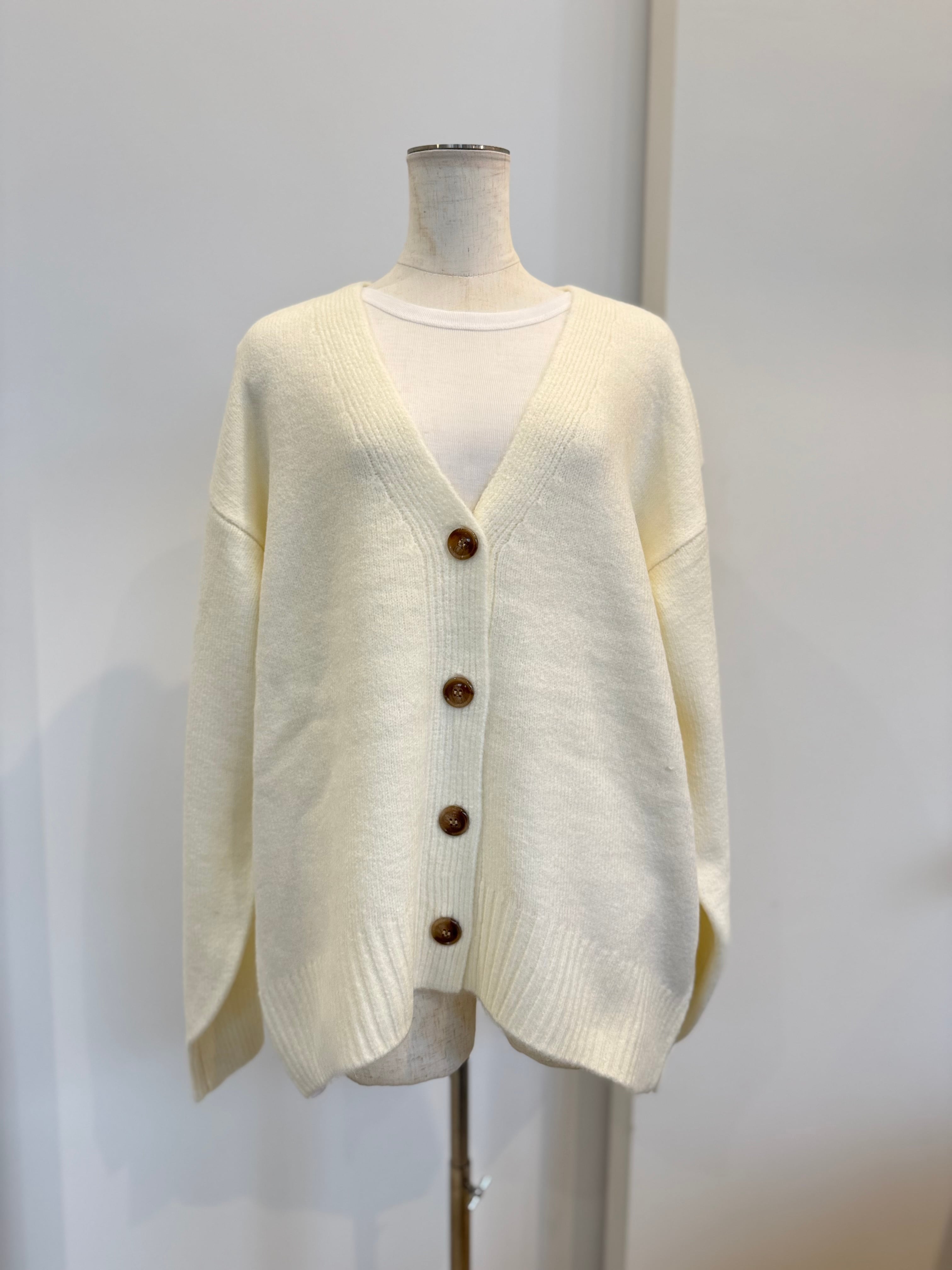 【SELECT】ヤクライクワイドシルエットカーディガン　39-0421