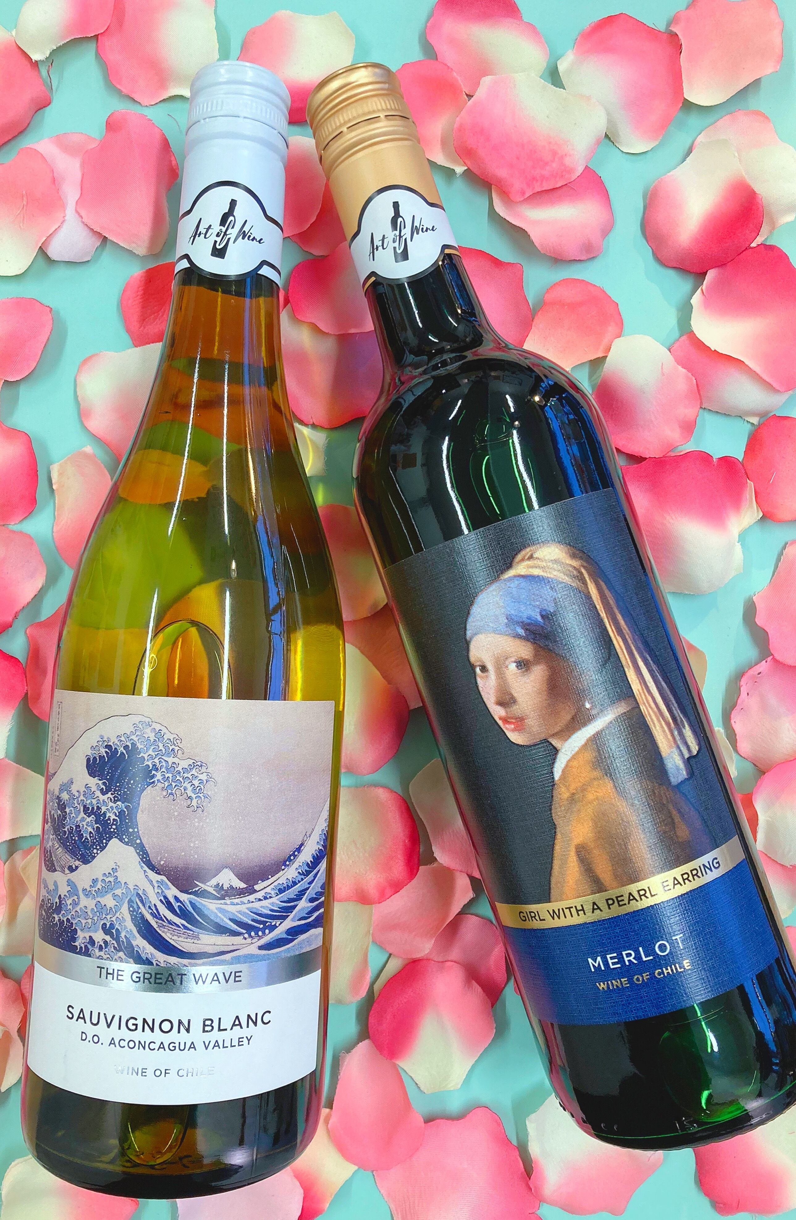 チリ・白】葛飾北斎 神奈川沖浪裏 ソーヴィニヨンブラン | Wine and