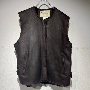 Eddie Bauer used leather vest