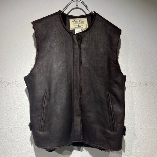 Eddie Bauer used leather vest