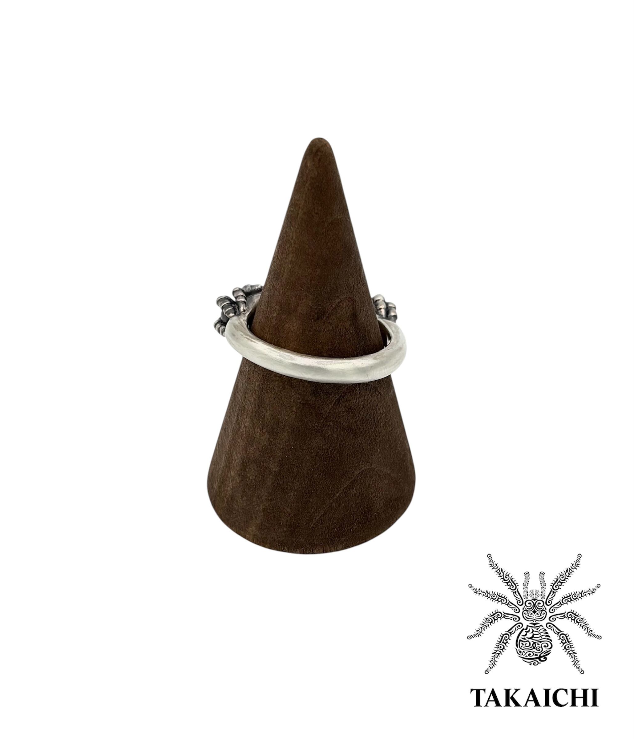 蜘蛛対峙リング | シルバーアクセサリー -鷹弌-