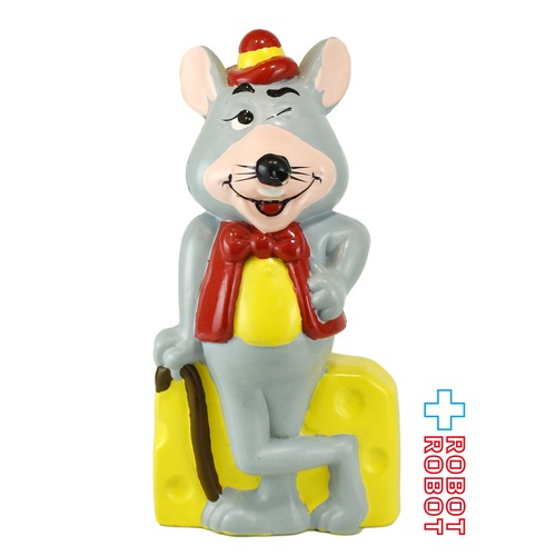 チャッキーチーズ チャック E. チーズ ソフビ貯金箱バンク ※難有り